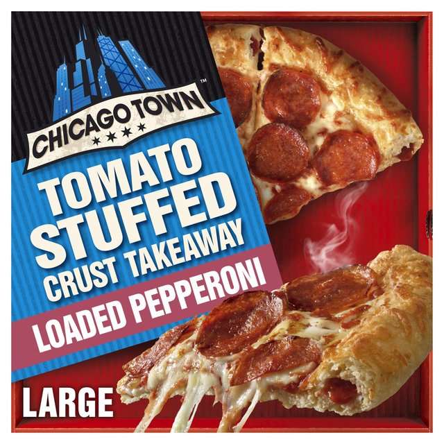 3 for £9 on Selected Frozen Food - e.g Chicago Town Takeaway Large Stuffed Pepperoni Pizza (Tomato stuffed crust) 645g