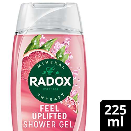 Radox Mineral Therapy Feel Uplifted Shower Gel with Grapefruit & Ginger Scent - (3x225ML) Minimum Spend Applies / Area Specifc Amazon Fresh