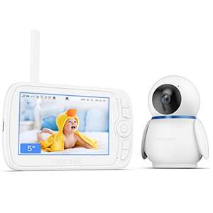 Proscenic BM300 Baby Monitor, 5’HD Video Baby Monitor with 1080P Camera with voucher