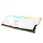Teamgroup T-Force Delta RGB DDR4 RAM, (2x16 GB) 3200MHZ, 288 Pin DIMM, White Sold by Amazon US