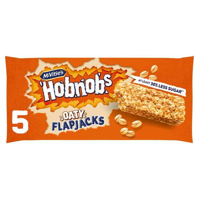 McVitie's Hobnobs Oaty Flapjack x5 £1 with Nectar card