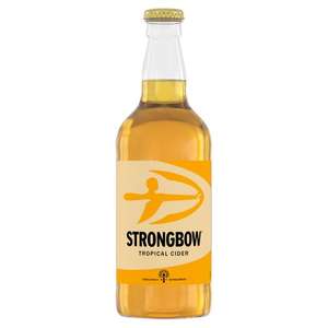 Claim 2 x Strongbow Tropical 500ml bottles via Tesco online (Free samples / 1p each / Minimum £50+ Spend)