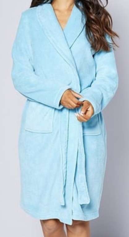 Ladies Supersoft Aqua Dressing Gown for £6 + £4.99 delivery @ Studio