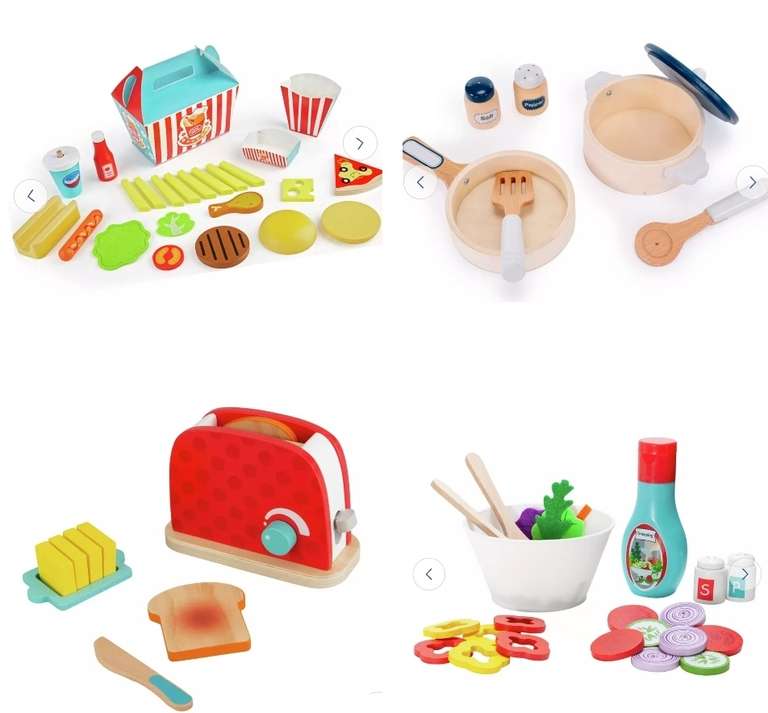 Chad Valley Police Carry Case, Wooden Burger /Cake Stand /Pots & Pans Set, Bumper Stationery Set £5.50 +more in post @ Argos