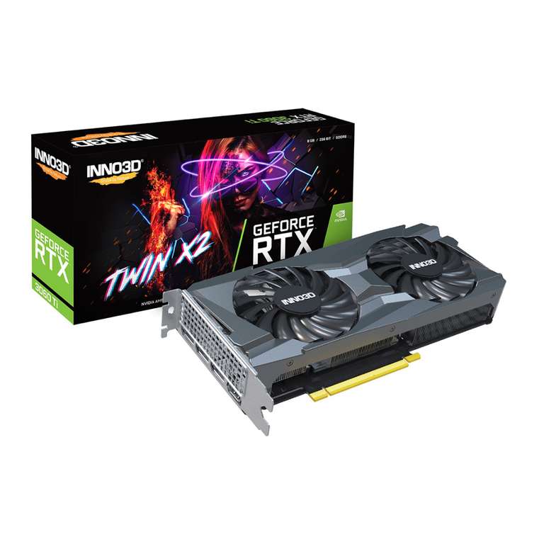 Inno3D Nvidia GeForce RTX 3060 Ti Twin X2 LHR Dual Fan Graphics Card - £368.69 @ Tech Next Day