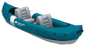 Sevylor Tahaa Kayak, Inflatable Canoe for 2 persons, Inflatable Boat, Paddle Boat with Robust PVC Outer Shell,