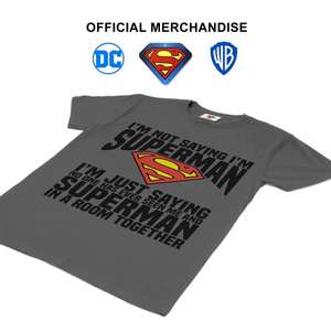 DC Comics Superman I'm Just Saying Men's T-Shirt £6.25 Delivered with code From Popgear