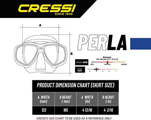Cressi Unisex's Perla Combo Set Sub Snorkel & Mask - £24.60 @ Amazon