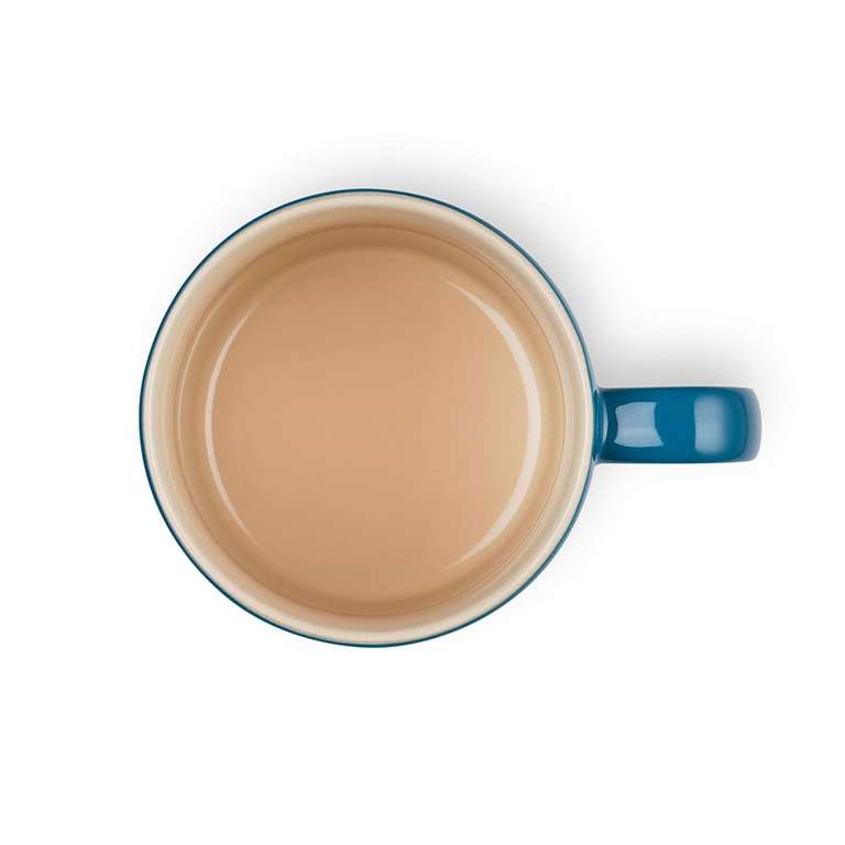 Le Creuset Stoneware Coffee Mug, 350 ml, Deep Teal, 70302356420002