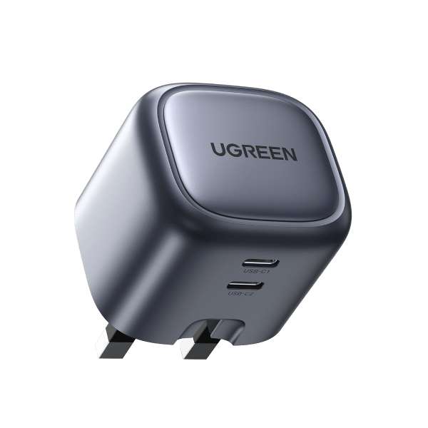 UGREEN Nexode 45W GaN Wall Charger 2-Ports. Support PD 3.0/PPS.