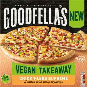 Goodfellas Vegan ChickNLess Supreme 532g Pizza 99p @ Farmfoods Newton heath