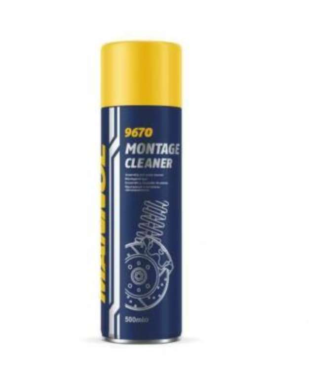 2x500ml MANNOL Montage Brake Cleaner Aerosol Spray Professional Degreaser £6.49 @ Ebay lubriagecarpartsaccesories