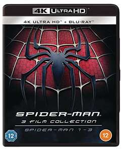 Spider-Man 1-3 4K UHD (6 Discs- UHD & BD) [Blu-ray] [2021] £26.99 @ Amazon
