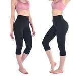 Walifrey Cropped Leggings for Women, High Waisted 3/4 Length Leggings for Workout Gym Sports sizes S-XXL - Sold By Sunway Direct FBA