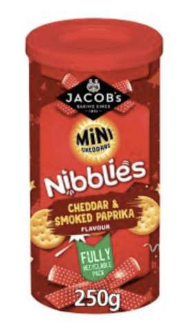 Jacobs Mini Cheddars Nibblies Cheddar & Paprika 250g - £0.5 Instore @ Waitrose & Partners (Balham)