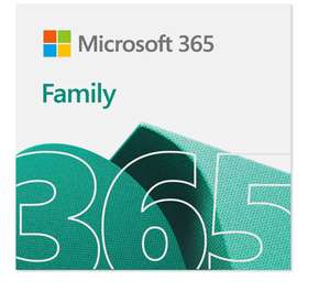 Microsoft 365 Family | Office 365 apps | up to 6 users | 1 year subscription £52.99 @ Amazon