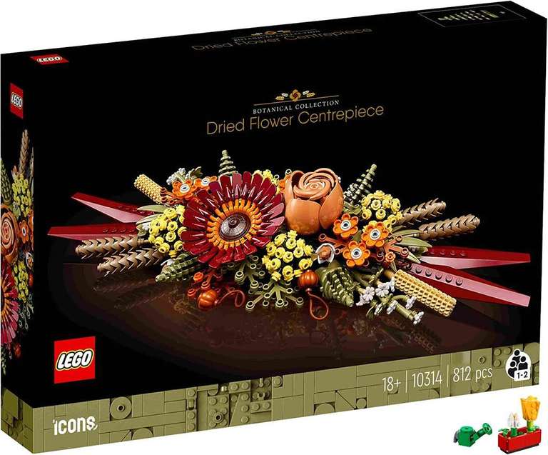 LEGO Icons 10314 Botanical Collection Dried Flower - £29.99 Free Collection @ Smyths