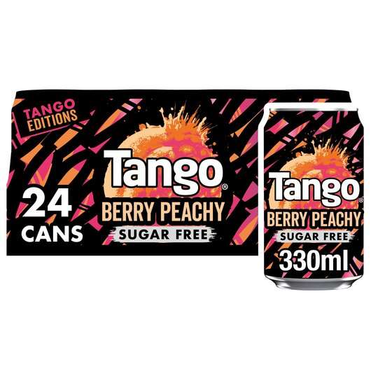Tango Berry Peachy Sugar Free 24X330ml instore Kensington - London