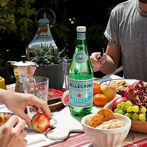 San Pellegrino Sparkling Natural Mineral Water 6x1L £5.50/£5.23 Subscribe & Save + 15% Voucher on 1st Order @ Amazon