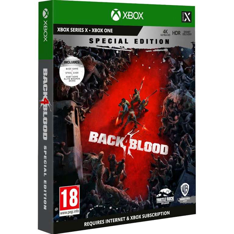[Xbox One/Series X] Back 4 Blood Special Edition Inc Base Game, Steelbook & Weapon Skins
