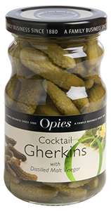 Opies Cocktail Gherkins, 227g ( Pack of 6 ) Sold by Amazon
