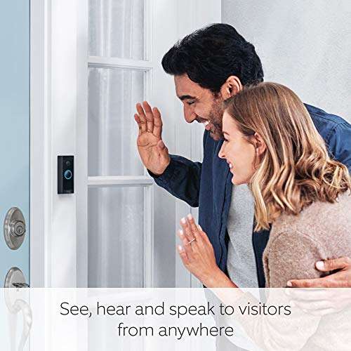Ring Video Doorbell Wired by Amazon, Works with Alexa + Echo Pop Charcoal - Smart Home Starter Kit £44.99 Amazon Prime Exclusive