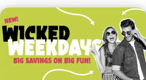 Mr. Mulligan wicked weekday offers - 50% Off Pool Tables & Electro-Darts or £5 Games of Crazy Golf (Day specific)