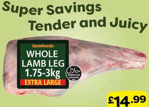 Leg of lamb 1.75 - 3kg