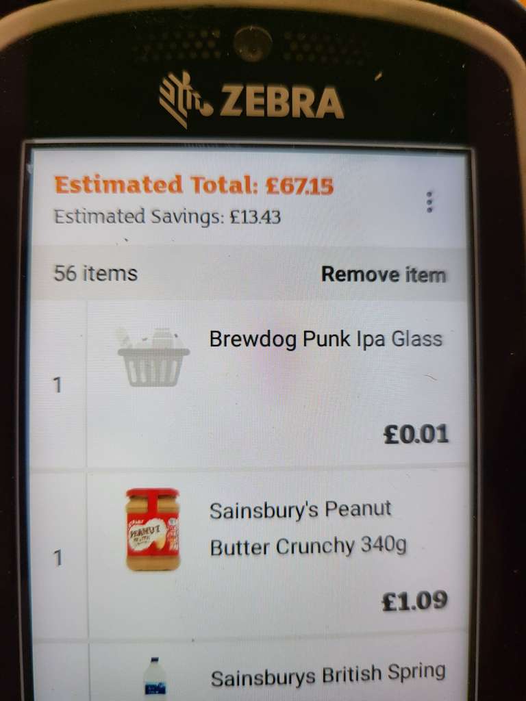 Brewdog Punk Pint Glass (Canley)