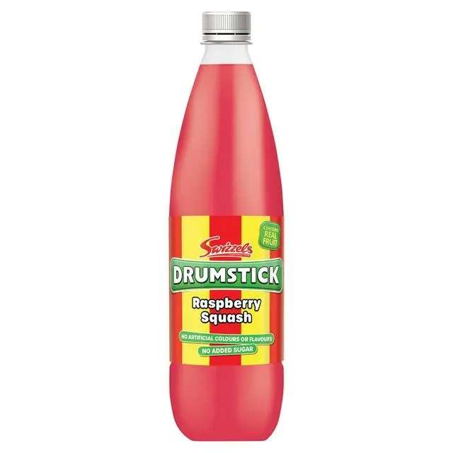 Swizzels Drumstick Raspberry Cordial 1L at £0.39 at Heron Foods ...