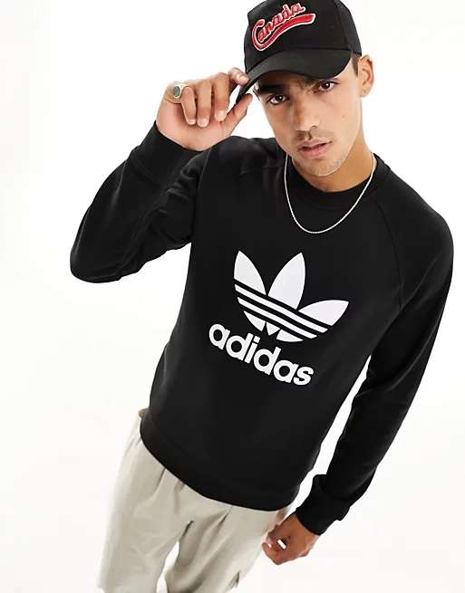 Grab Adidas Originals Trefoil Sweater for Only £19.25 at ASOS | hotukdeals