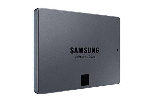Samsung 870 QVO 2 TB SATA 2.5 Inch Internal Solid State Drive (SSD) (MZ-77Q2T0), Black Dispatches from Amazon Sold by Blue-Fish