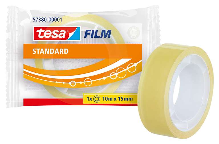tesafilm Standard Transparent Tape 10M x 15MM