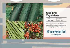 House Beautiful Climbing Vegetables Seeds FREE C&C only