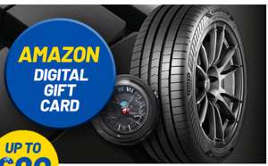 4 x Fitted Goodyear Eagle F1 Asymmetric 6 Tyres - 225/45 R17 91Y XL + £40 Amazon voucher - with code OR Get 2 = £167.18 + £20 Voucher