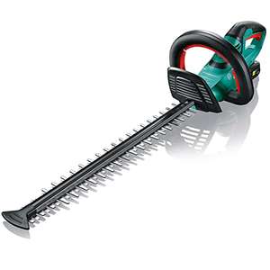 Bosch Cordless Hedge Trimmer AHS 50-20 LI (inc 2Ah 18V Battery and charger) plus free 3Ah battery by redemption £92 from Amazon