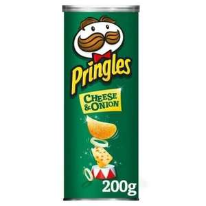 Pringles Cheese & Onion 200g £1.24 found in-store at Tesco, Ormskirk Burscough Bridge