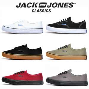 Jack & Jones Mens Classic Curtis Plimsol Trainers - £11.99 + Free Delivery With Code - @ Express Trainers