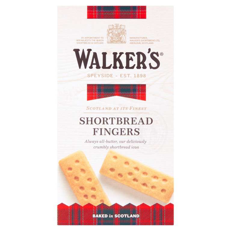 Walker's Shortbread Fingers x10 160g - Nectar Price