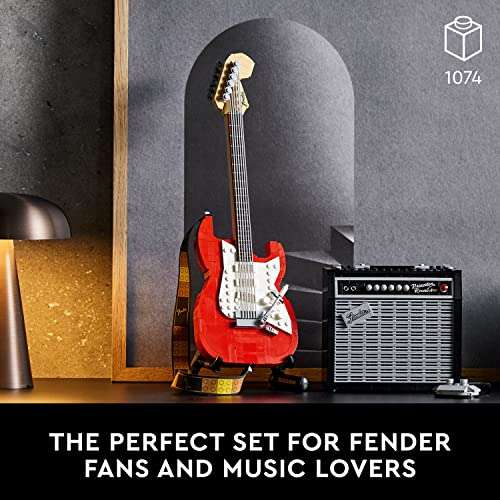 LEGO 21329 Ideas Fender Stratocaster DIY Guitar Model Building Set Used/Very Good £72.58 @ Amazon Warehouse