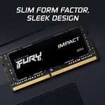 Kingston FURY Impact 32 GB (2 x 16 GB) 3200MHz DDR4 CL20 Laptop Memory Kit of 2 £62.62 @ Amazon