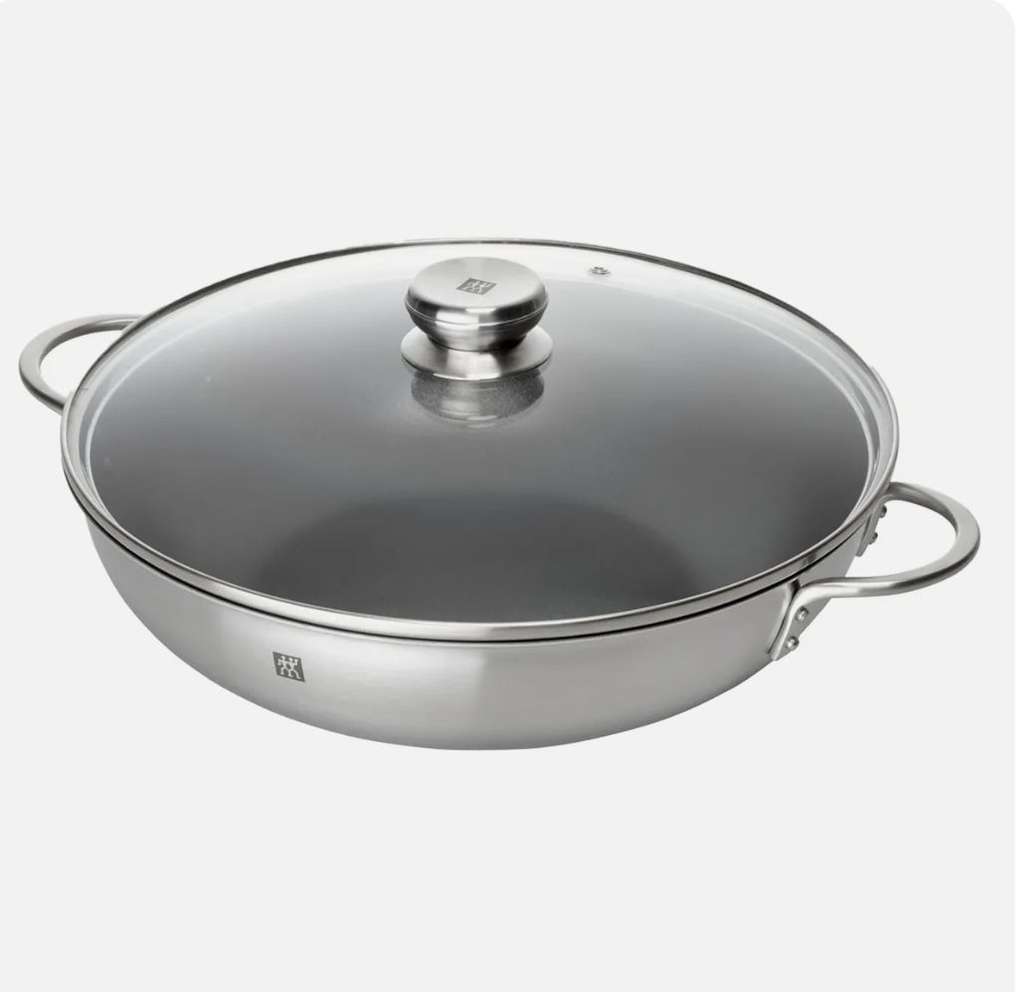 Zwilling 32cm Wok With Lid Stir Fry Non-Stick Induction Suitable Stainless  Steel with code sold by homeofbrands