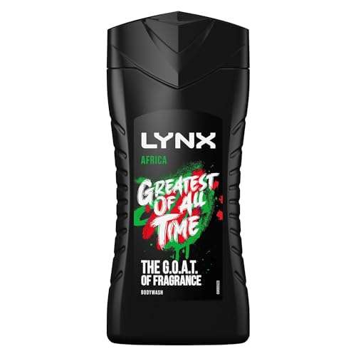Lynx Africa Body Wash 225 Ml | Bulk Buy 3 Pack /£3.56 S&S