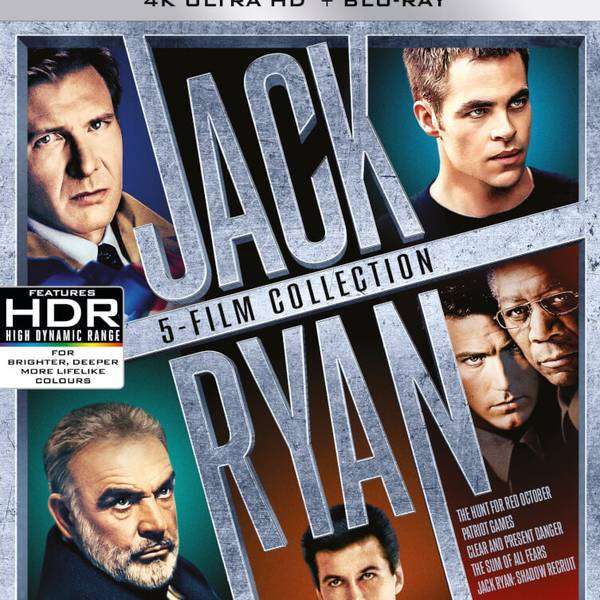 Jack Ryan 5 Film Collection 4K Blu Ray £41.99 + £2.99 Delivery (£37.79 for Red Carpet members) @ Zavvi
