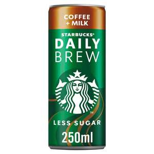 Starbucks Daily Brew Iced Coffee with Milk 250ml £1 Cashback via Shopmium App