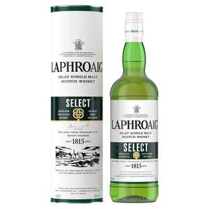Laphroaig Islay Select Single Malt Whisky 70cl £25 @ Sainsbury's