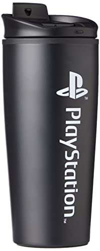 Pyramid International MTM25993 Playstation (Onyx) Metal Travel Mug, 16 oz , Black - £7.65 @ Amazon