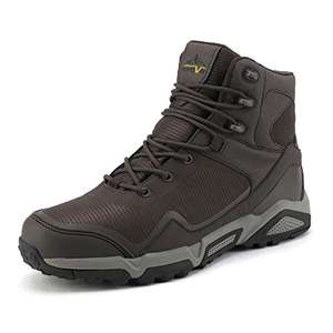 NORTIV 8 Men's JS19005M Mid Hiking Boots (limited sizes, 7.5, 11, 12 in Brown only) - £14.99 With Voucher @ Amazon / Sold by dreampairsEU