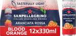 San Pellegrino Italian Tastefully Light Sparkling Blood Orange Canned Soft Drink 12 x 330ml - £4.90 + 15% voucher S&S