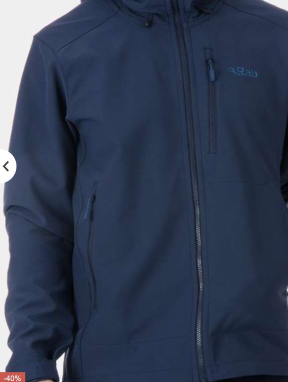 RAB Mens Salvo Jacket (in Deep Ink) - £79.99 + Free Delivery With Code - @ Sportpursuit